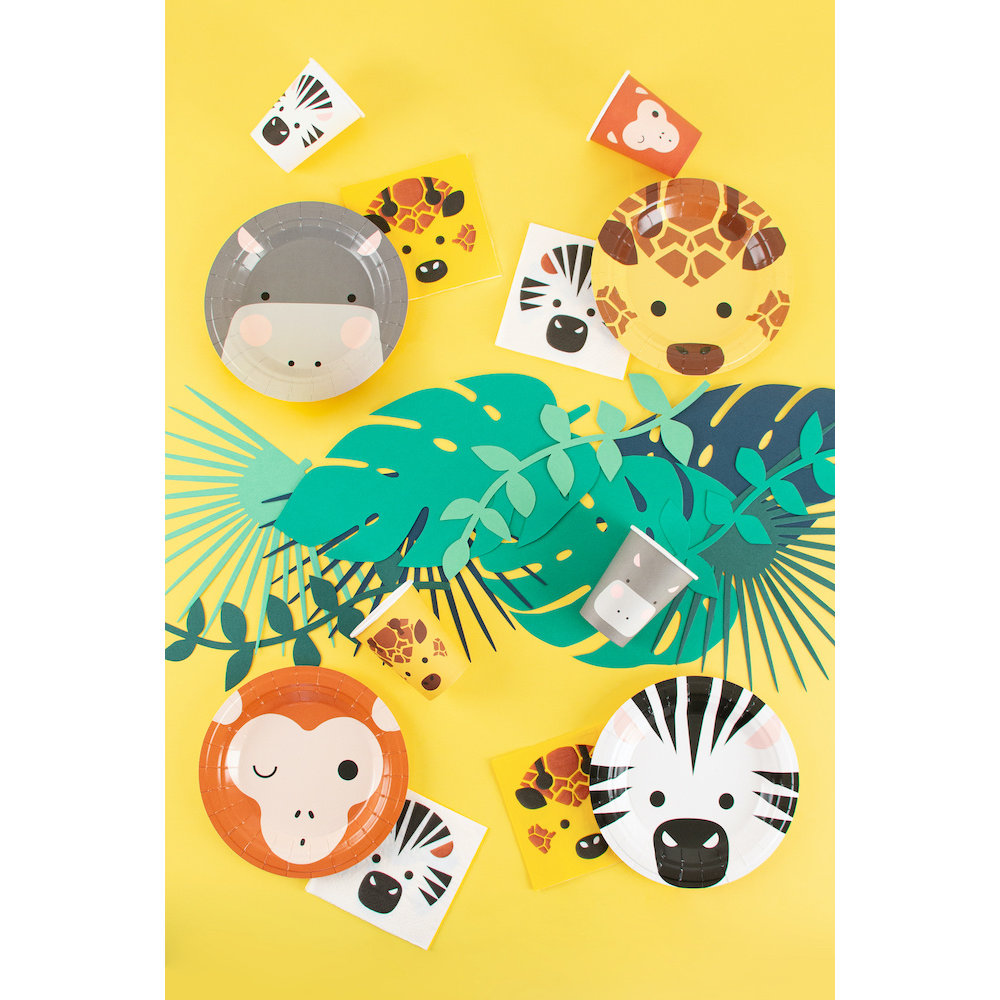 Wilde Dieren Servetjes - 20 stuks - 25 cm - Mini Safari