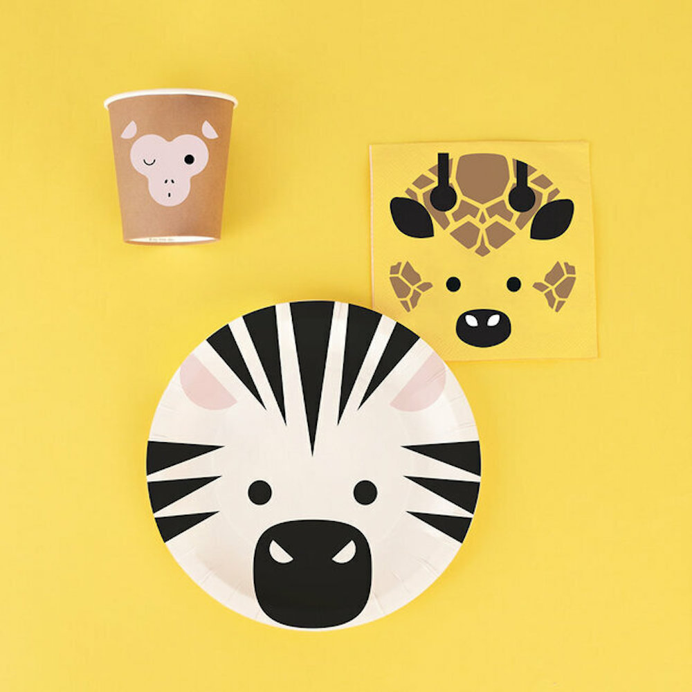 Wilde Dieren Servetjes - 20 stuks - 25 cm - Mini Safari