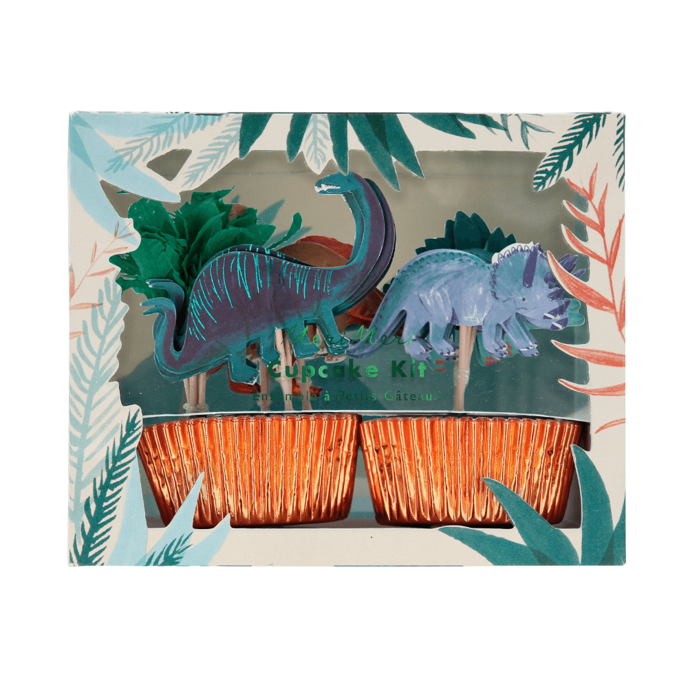 Dinosaur Kingdom Cupcakes Set - 24 stuks - Dino feestartikelen