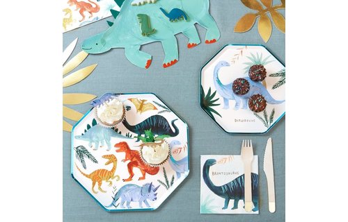Dinosaur Kingdom Cupcakes Set - 24 stuks - Dino feestartikelen