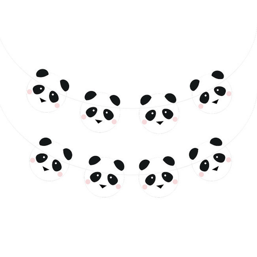 Mini Panda Slinger - per stuk - Feestartikelen voor een panda feestje
