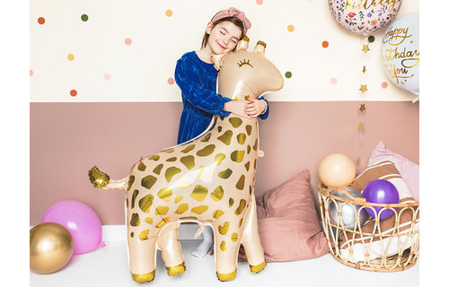 Giraffe Folieballon (Supershape) - per stuk - 102 cm
