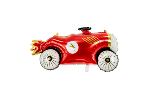 Raceauto Folieballon (Supershape) - per stuk - 93 cm - Voertuigen feestartikelen