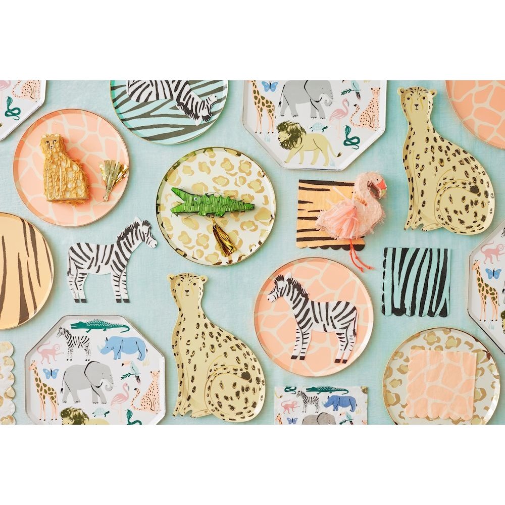 Safari Animals Servetten - 20 stuks - Jungle Feestartikelen