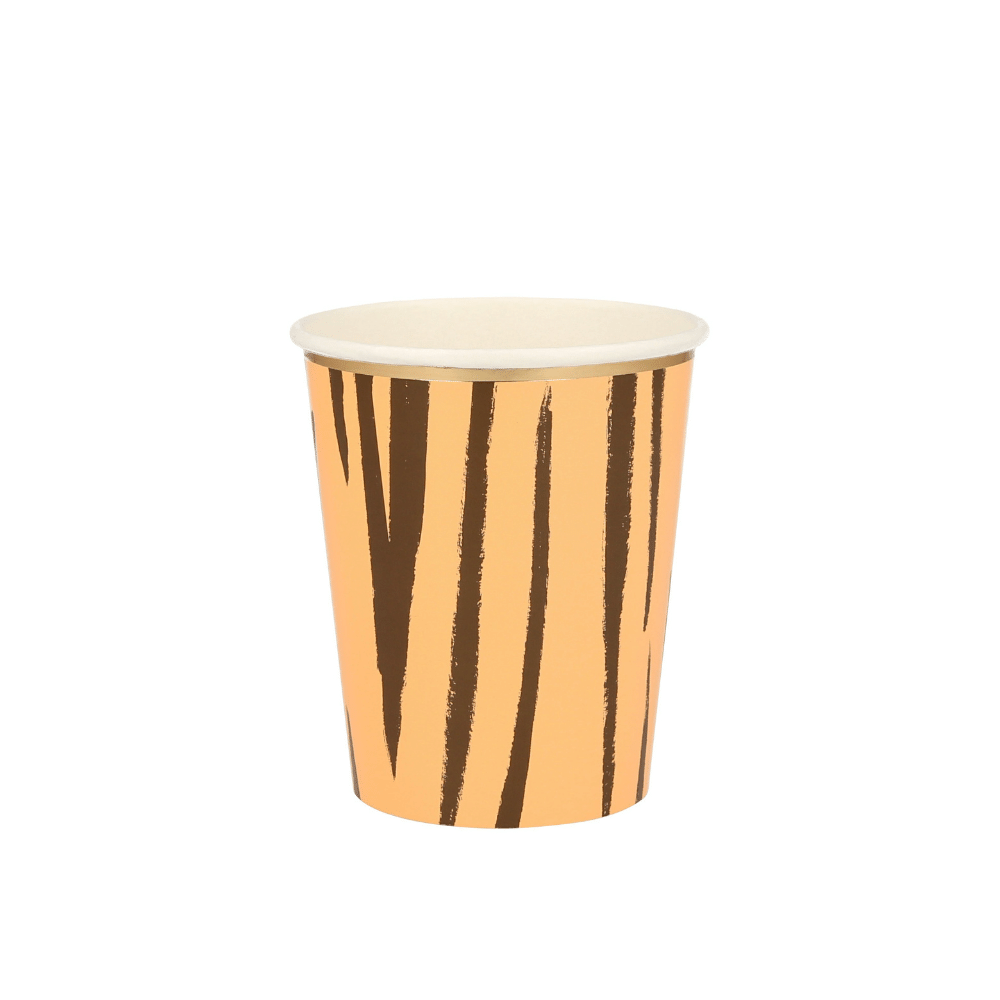 Safari Animals Bekers - 8 stuks - Jungle Feestartikelen