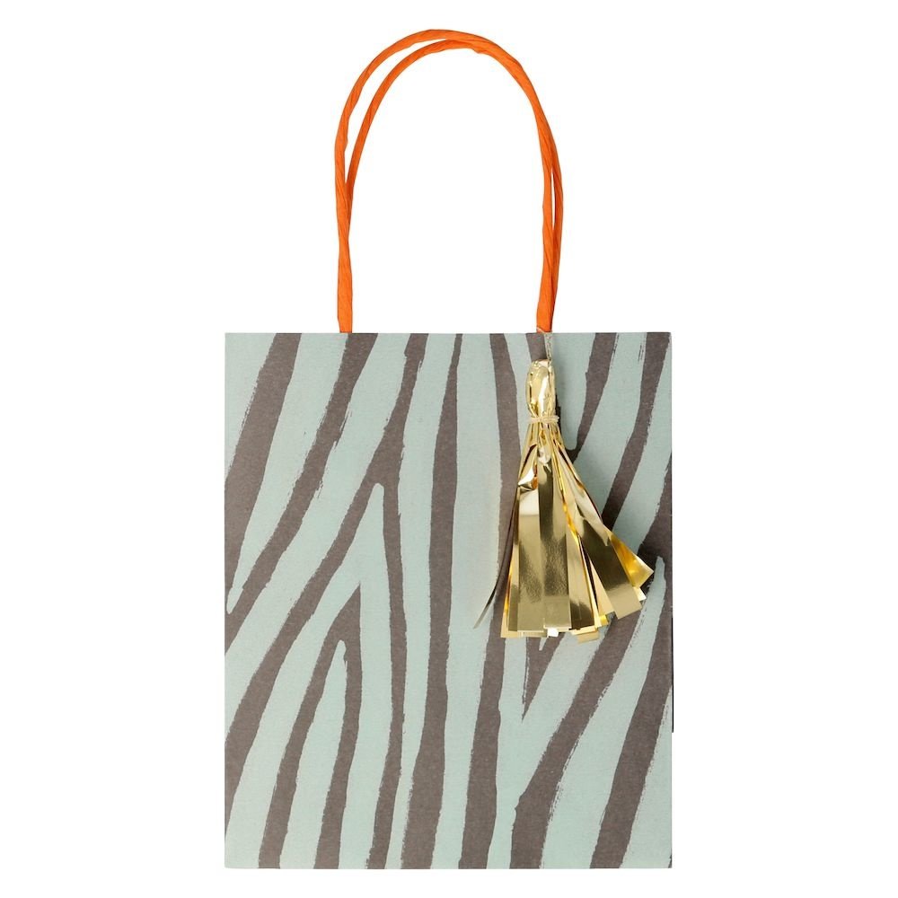 Safari Animals Tasjes - 8 stuks - Jungle Feestartikelen