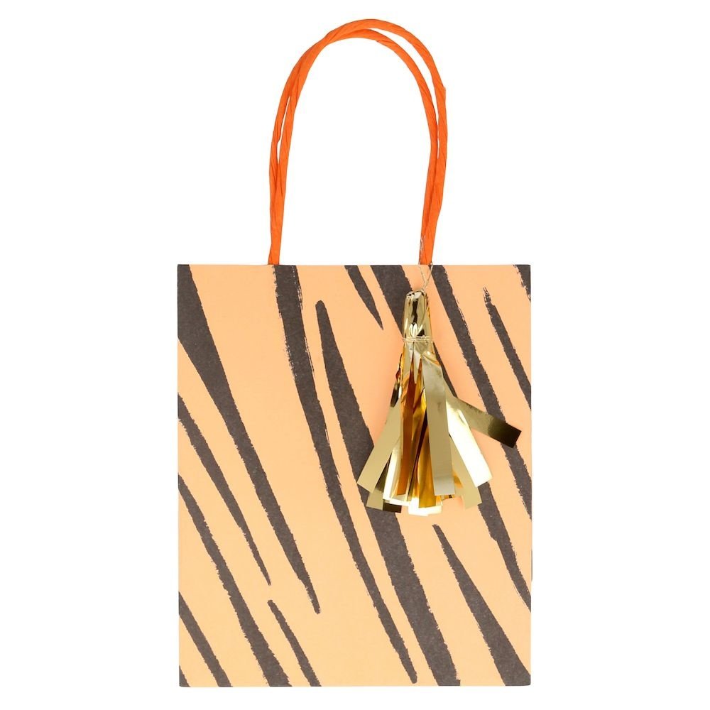 Safari Animals Tasjes - 8 stuks - Jungle Feestartikelen