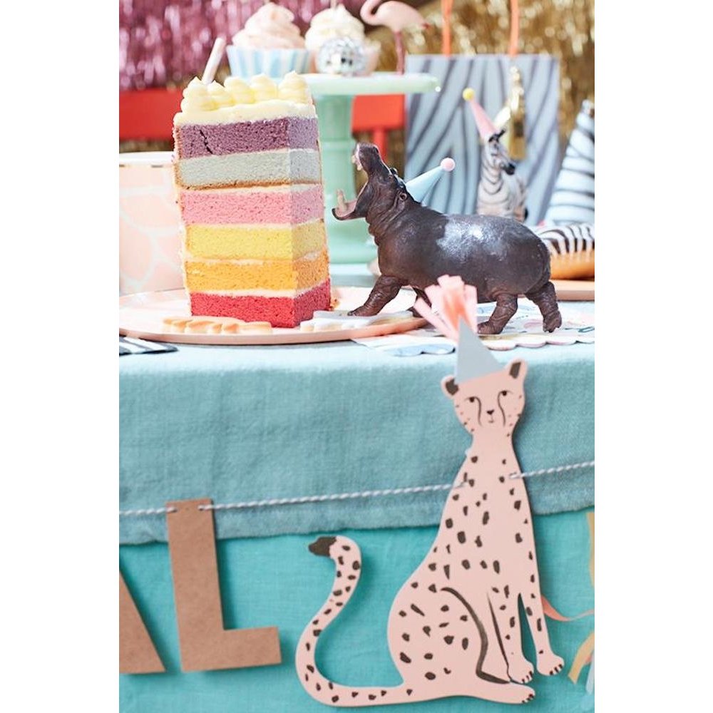 Safari Animals Slinger Set - Per Set - Jungle Feestartikelen