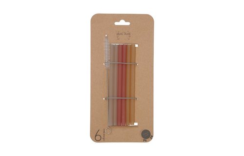Rietjes Canyons - Set van 7 items - Herbruikbare rietjes