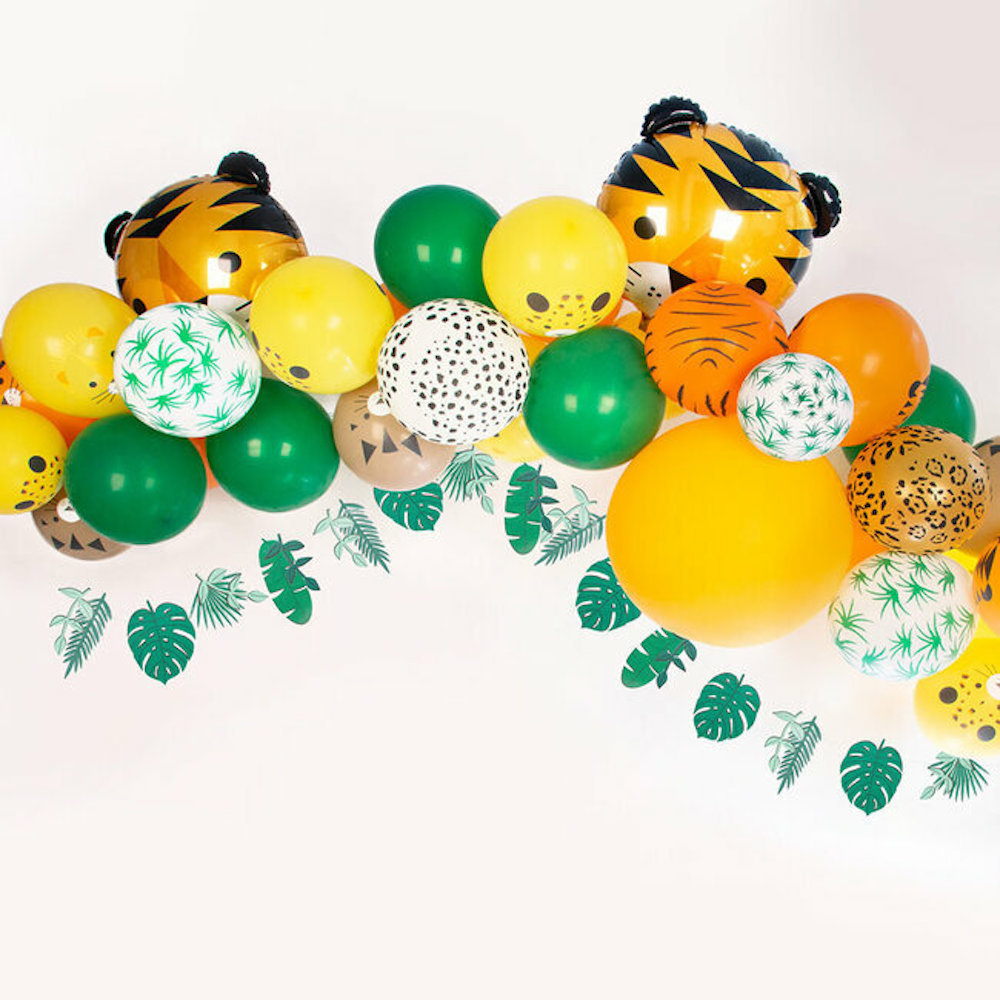 Tijger Folieballon - per stuk - Wilde Katten