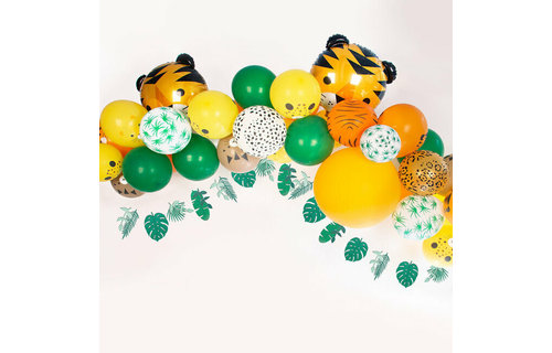 Tijger Folieballon - per stuk - Wilde Katten