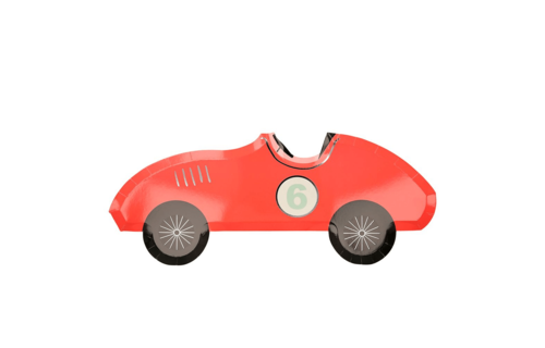 Raceauto borden - 8 stuks - Racen feestartikelen