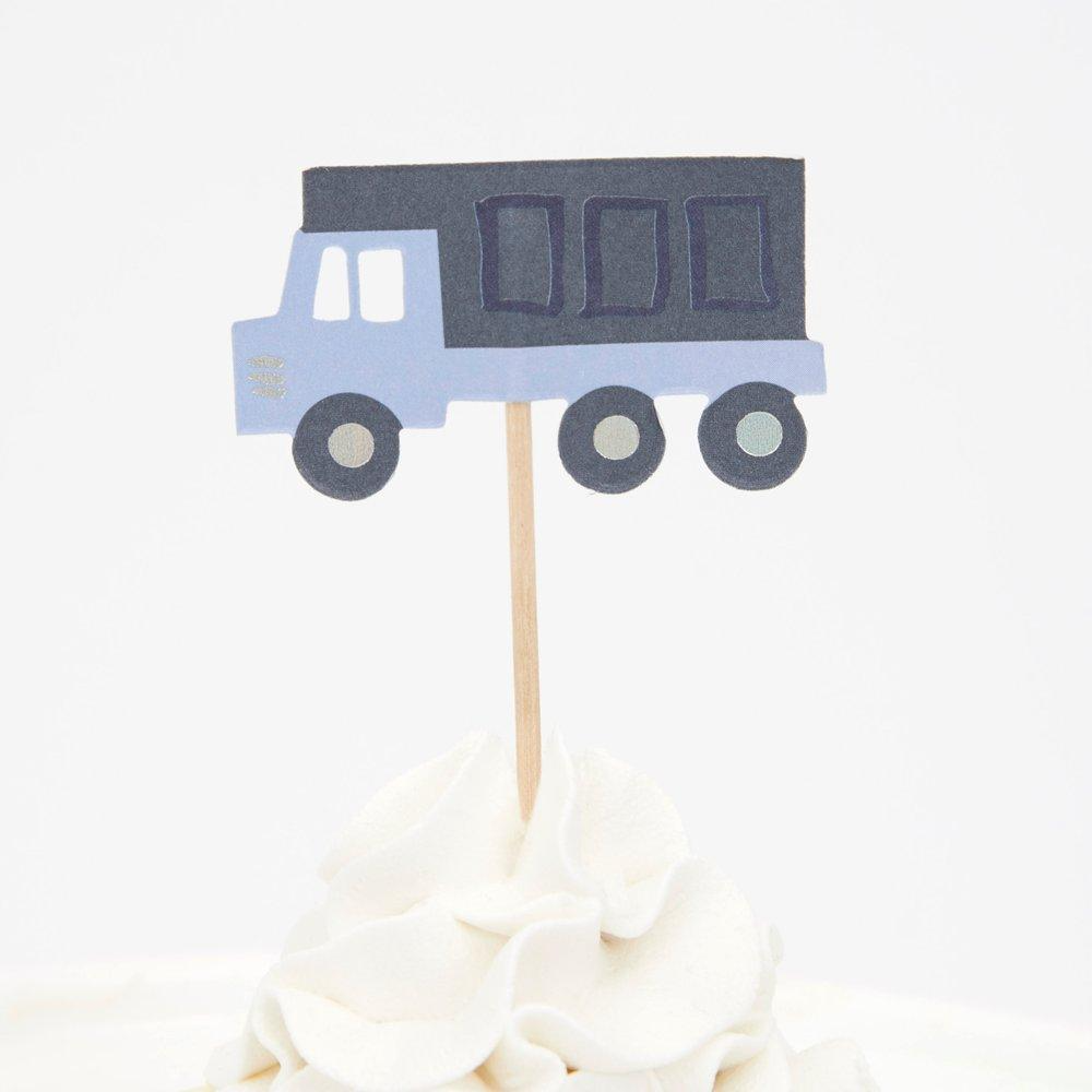 Constructie Bouwplaats Cupcakes Set - 24 stuks - Werktuigen