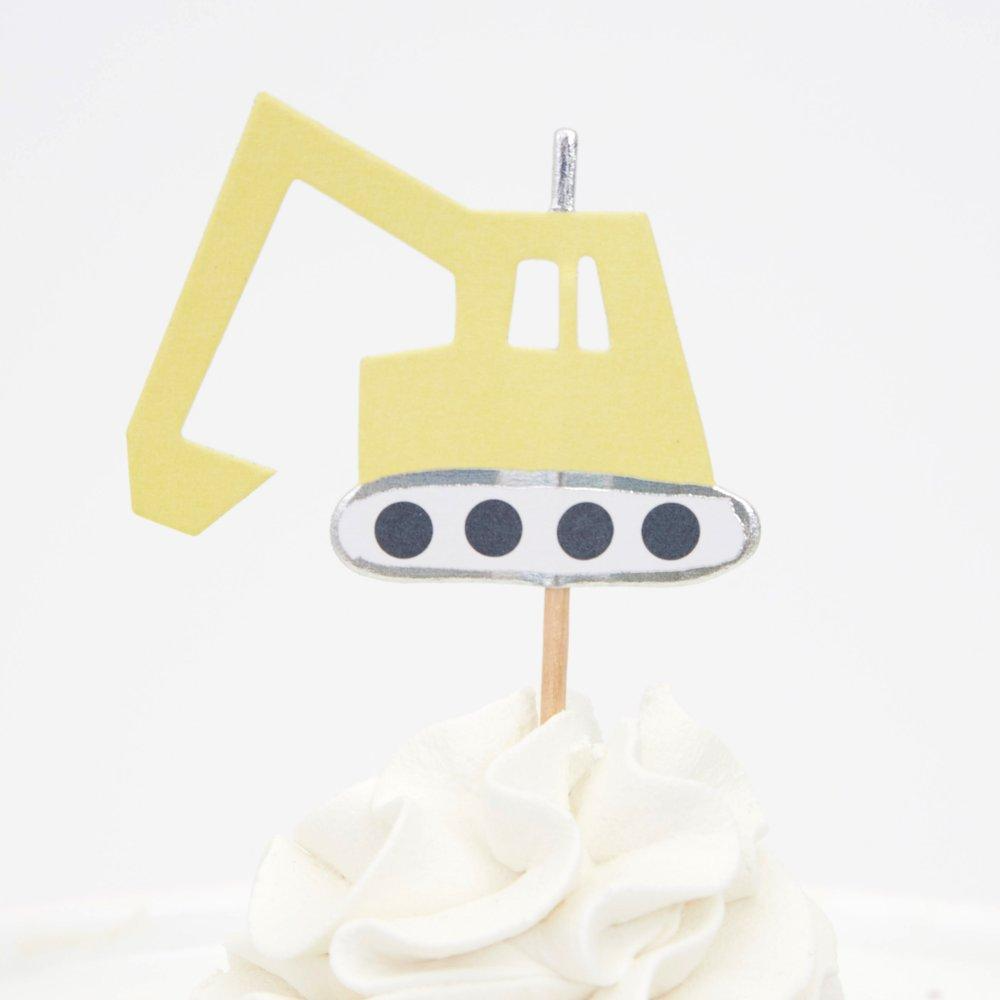 Constructie Bouwplaats Cupcakes Set - 24 stuks - Werktuigen