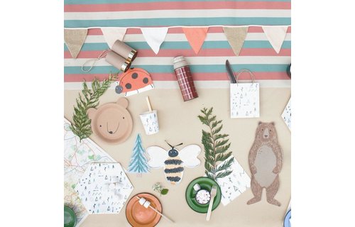 Lieveheersbeestje Servetten - 20 stuks - Woodland Adventures van Meri Meri