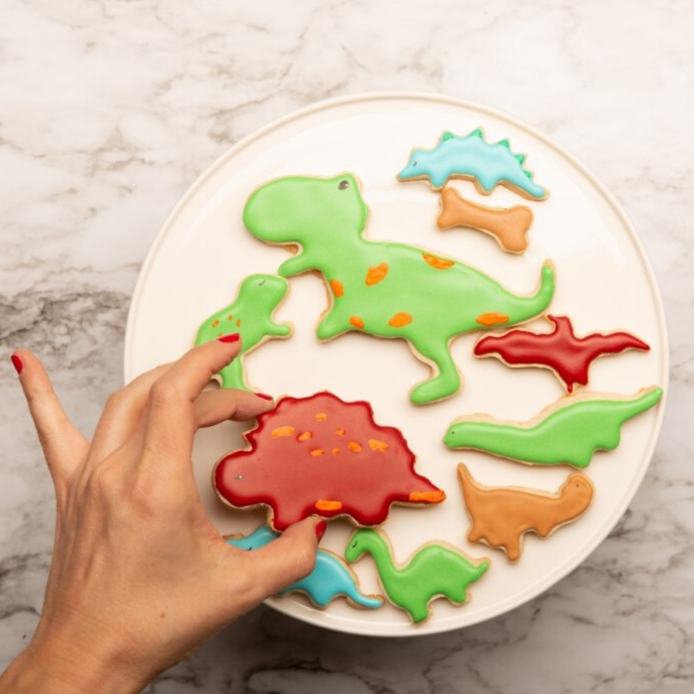 Dinosaurus Cookie Cutters Set - 10 stuks - Uitstekers