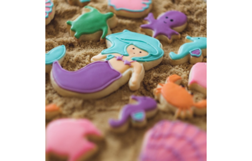Mermaid en Zeedieren Cookie Cutters Set - 10 stuks - Uitstekers
