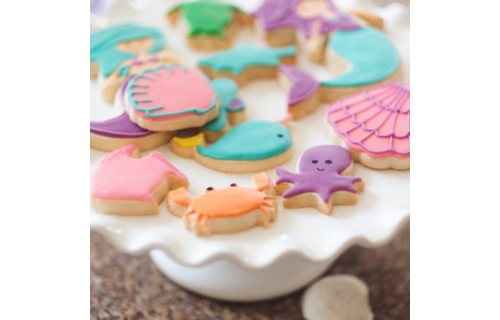 Mermaid en Zeedieren Cookie Cutters Set - 10 stuks - Uitstekers
