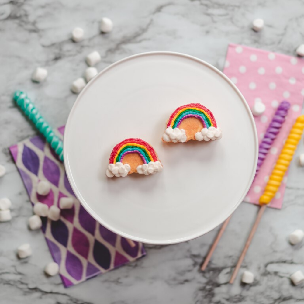 Regenboog Cakevormpjes Mal - per stuk - Bakken en decoreren