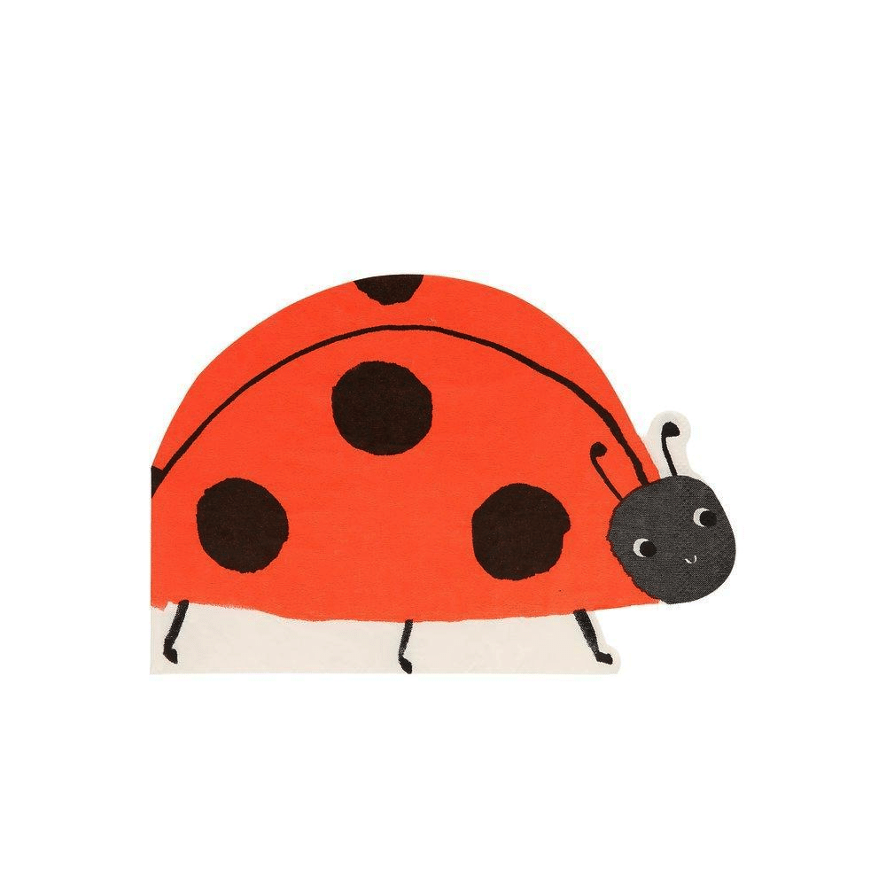 Lieveheersbeestje Servetten - 20 stuks - Woodland Adventures van Meri Meri
