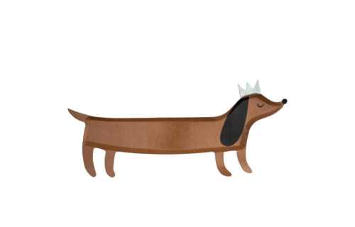 Teckel Schalen - 4 stuks - Sausage dog