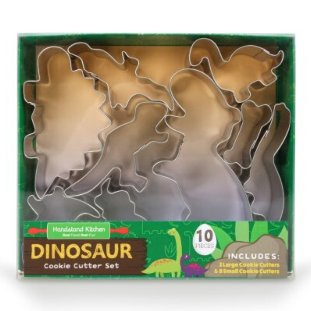 Dinosaurus Cookie Cutters Set - 10 stuks - Uitstekers