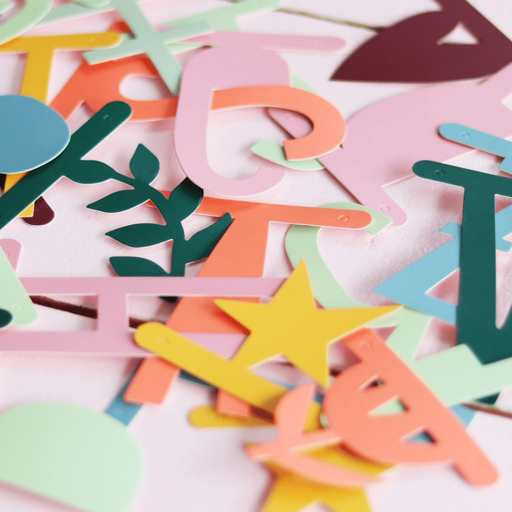 Letter Banner Boho Chic - Set van 147 - Letterslinger DIY