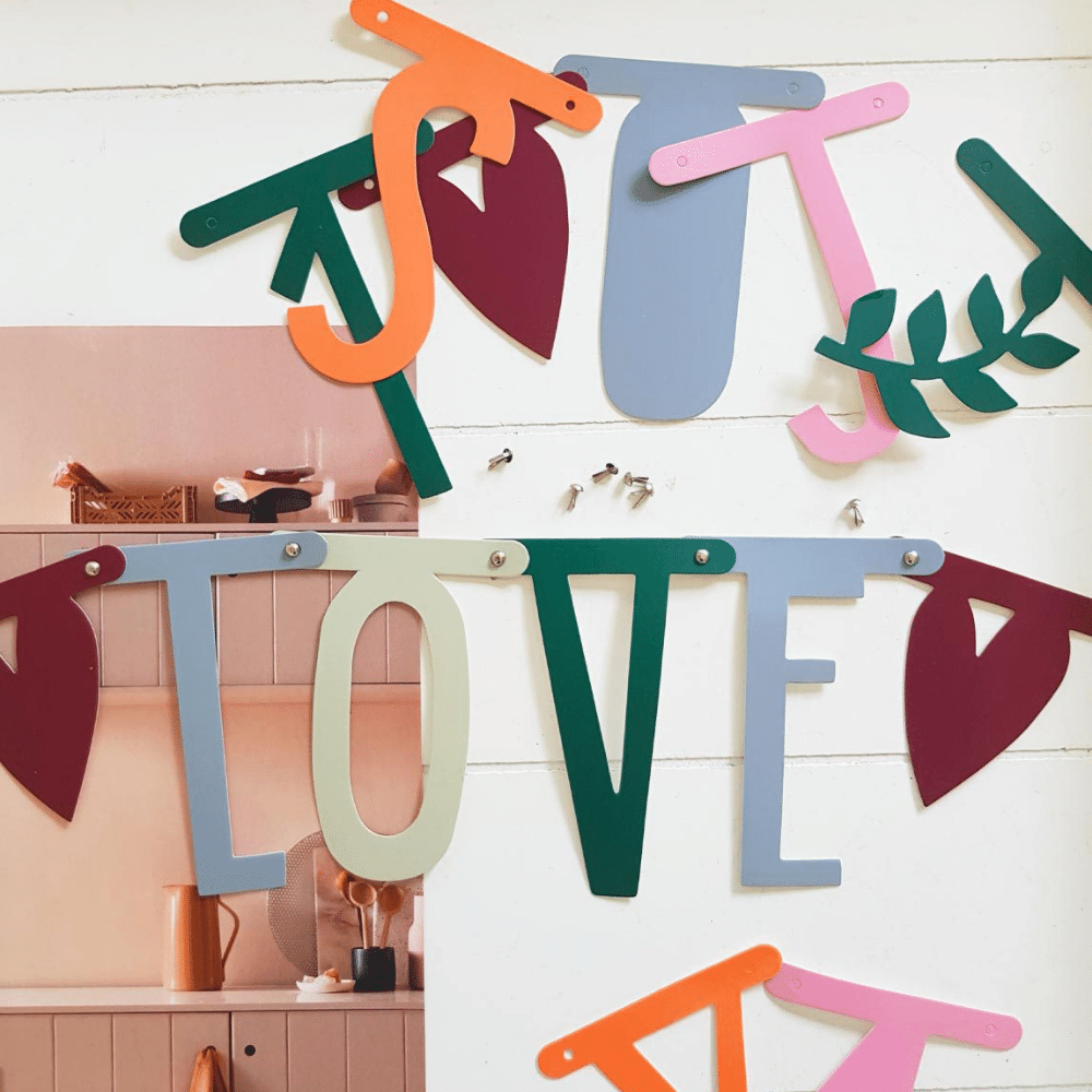 Letter Banner Boho Chic - Set van 147 - Letterslinger DIY