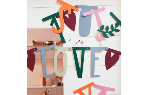 Letter Banner Boho Chic - Set van 147 - Letterslinger DIY