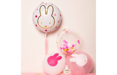Nijntje Baby Roze Folieballon Rond - Per stuk - Feest met nijntje