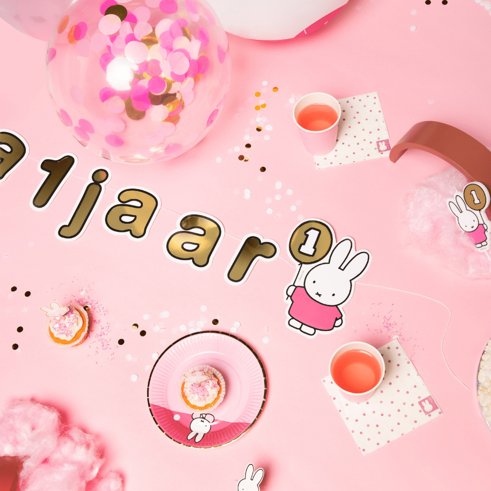 Nijntje Baby Roze Servetjes - 20 stuks - Feest met nijntje