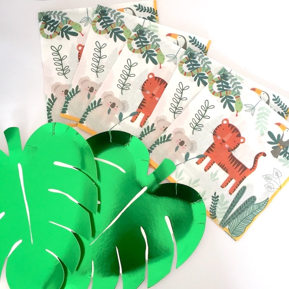 Get Wild Servetten - 16 stuks - Jungle feestartikelen