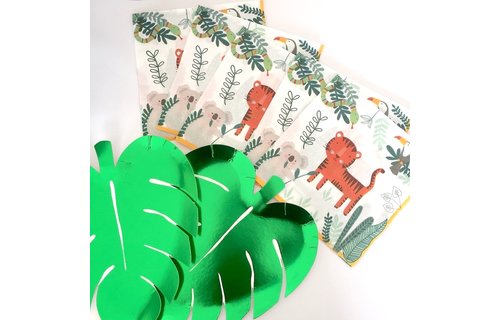 Get Wild Servetten - 16 stuks - Jungle feestartikelen