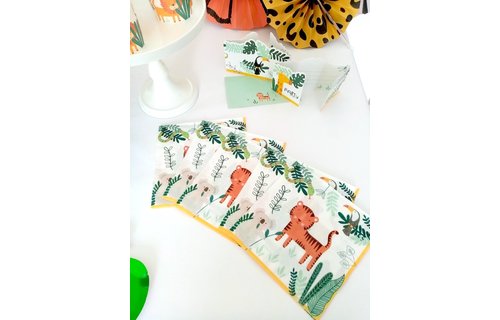 Get Wild Servetten - 16 stuks - Jungle feestartikelen