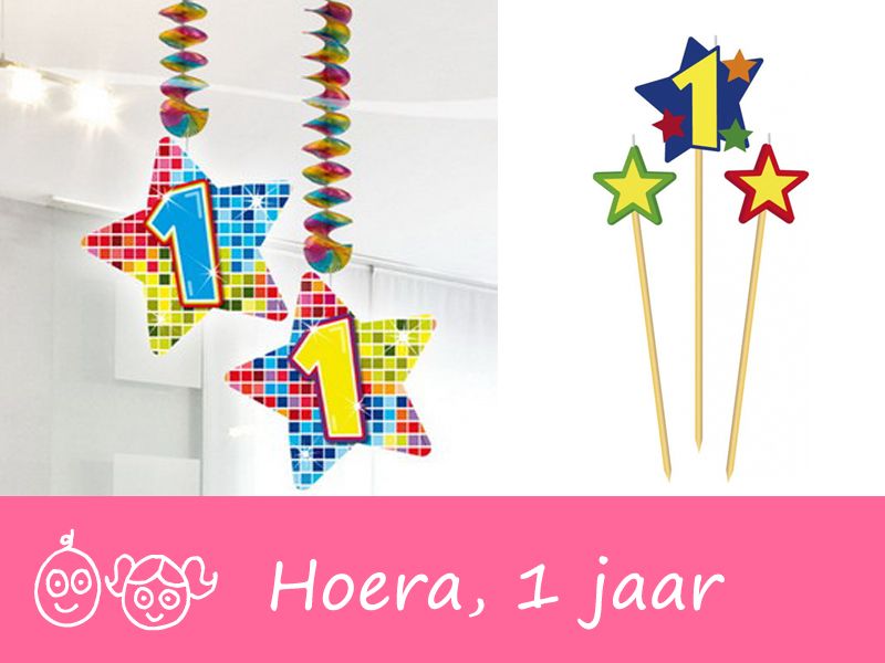 Mix & Match: 3x een kleurrijk 1ste verjaardagfeestje