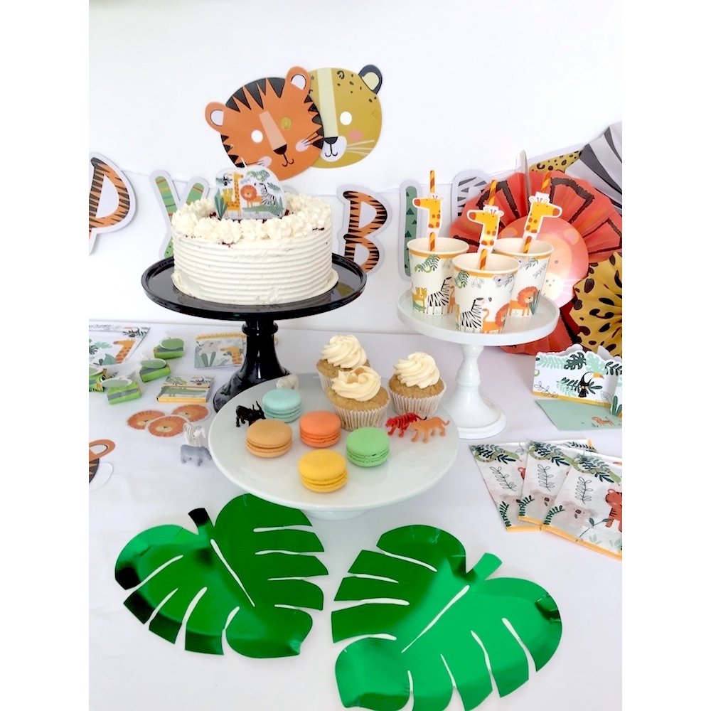 Get Wild Rietjes (Giraffe) - 8 stuks - Jungle feestartikelen