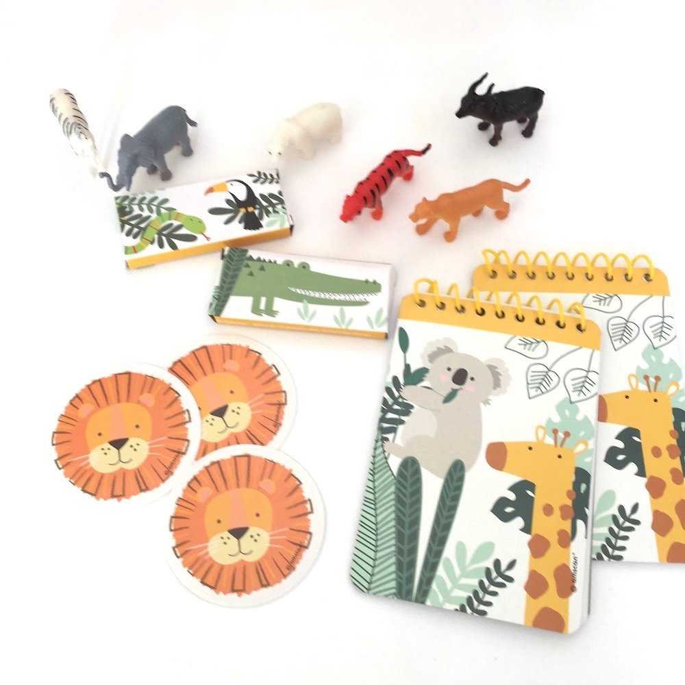 Get Wild Uitdeelcadeautjes - Set van 24 - Jungle feestartikelen