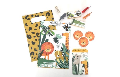 Get Wild Uitdeelcadeautjes - Set van 24 - Jungle feestartikelen