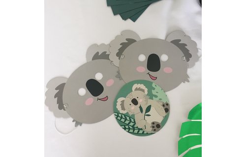 Koala Hangdecoraties - 12 stuks - Wild Life feestartikelen