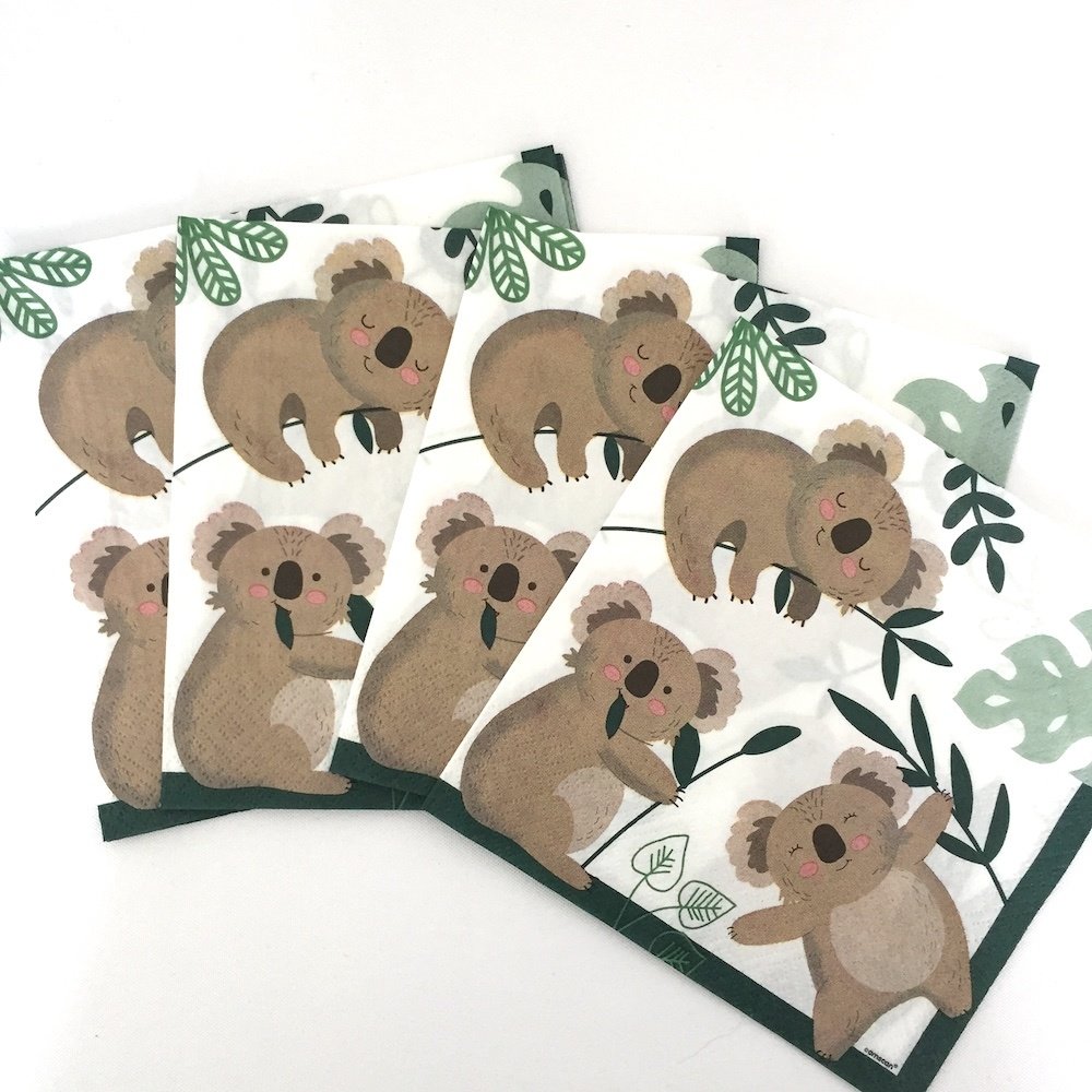 Koala Servetten - 16 stuks - Wild Life feestartikelen