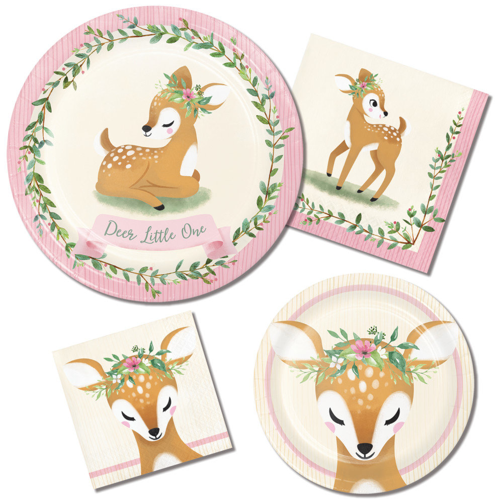 Deer Little One (Hert) Servetten - 16 stuks - Woodland Feestartikelen