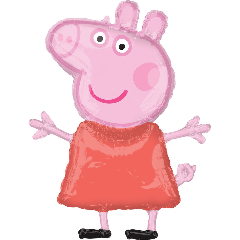 Peppa Pig Folieballon (Supershape) - 86 cm - Peppa Pig feestartikelen