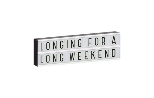 Lightbox A5 Lang (XL) - per stuk - Decoratie en Verlichting