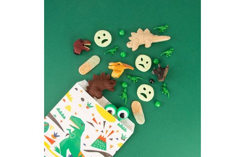 Dinosaurus Zakjes - 10 stuks - Uitdeelzakjes voor een dino feestje