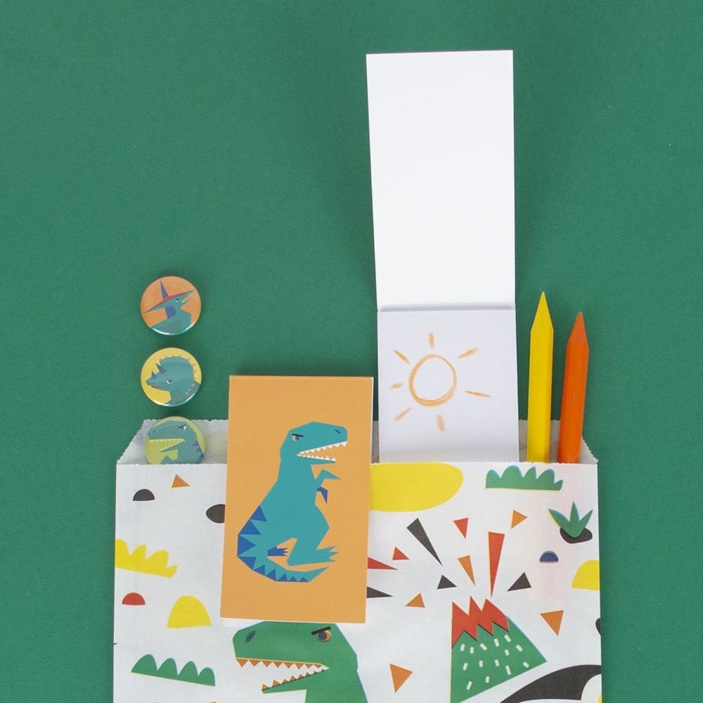 Dinosaurus Zakjes - 10 stuks - Uitdeelzakjes voor een dino feestje