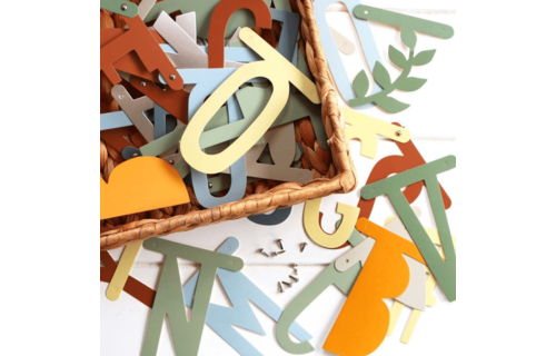 Letter Banner Natuur - Set van 147 - Letterslinger DIY