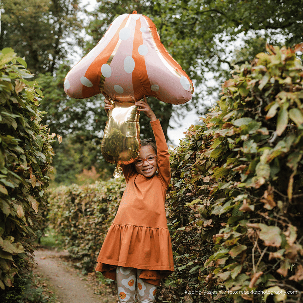 Paddenstoel Folieballon (Supershape) - 75 cm - Woodland