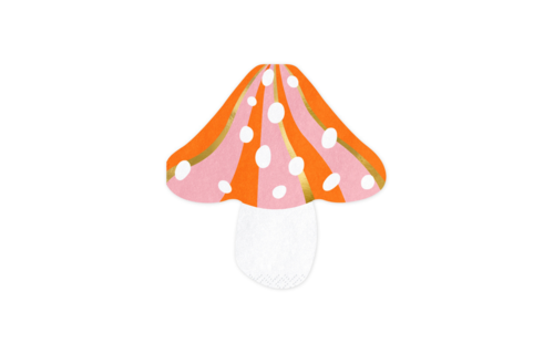 Paddenstoel Servetten - 20 stuks - Mushroom