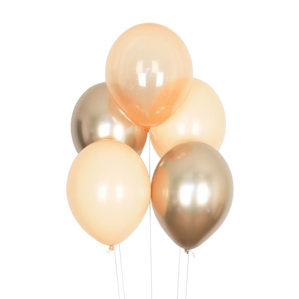Ballonnen Mix Peach - 10 stuks - 30 cm