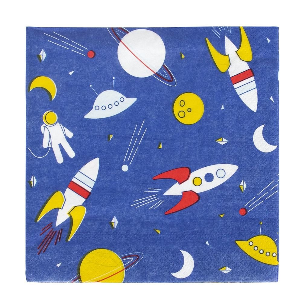 Cosmic Servetten - 20 stuks - Voor een space feestje